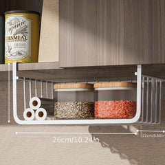 Kitchen Storage Rack Hanging Seasoning Basket No Installation Required