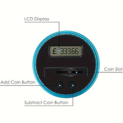 Digital Saving Money Box Coins Automatic Counting Large Capacity