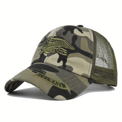 Breathable Camo Mesh Sunshade Baseball Cap