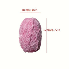4pcs Christmas Chenille Yarns Hand Knitting 100 Polyester Material Yarn Ball