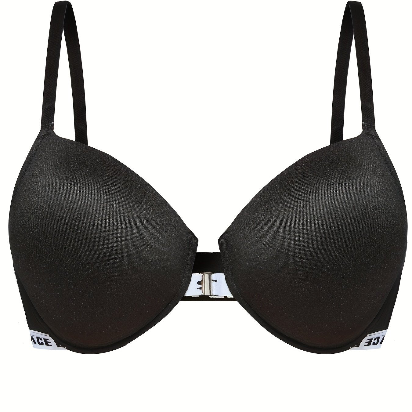 Plus Size Sexy Bra Front Closure Molded Cup Underwire Bra