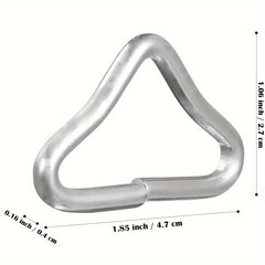 16pcs Stainless Steel Triangle Ring Buckle for Trampoline Replacement Parts