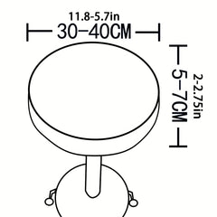 Spandex Stool Cover Elastic Slipcovers Round Chair Cover for Bar Pub Cafe
