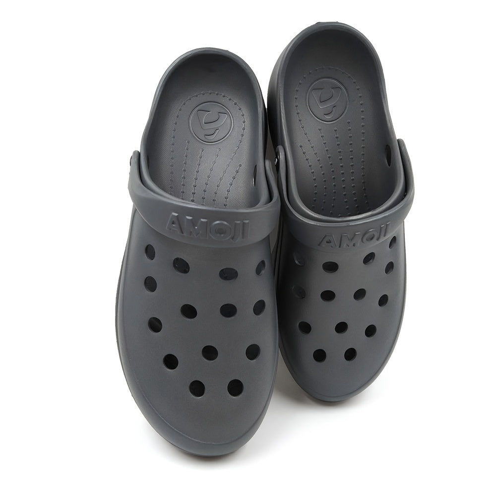 Men's Non Slip Clogs Garden Shoes Athletic Sandals Grey