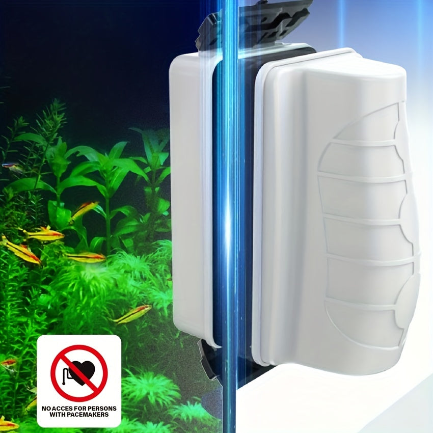 Magnetic Aquarium Fish Tank Cleaner Brush Algae Scrapper