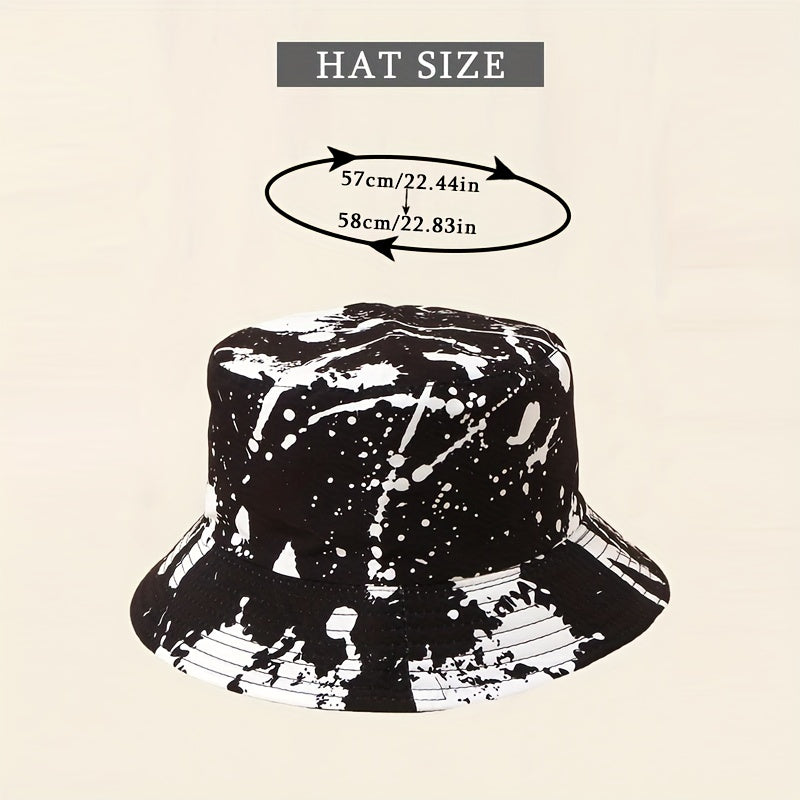 Ink Print Bucket Hat Unisex Men And Women's Hat Chinese Year Presents Christmas