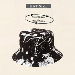 Ink Print Bucket Hat Unisex Men And Women's Hat Chinese Year Presents Christmas