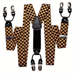 Men's Y Braces Suspenders Bow Tie Set
