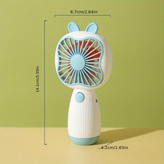 Handheld Mini Fan USB Rechargeable Portable Pocket Fan