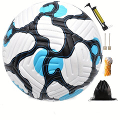 Classic PU Official Size 5 Soccer Ball With Pump, Standard No 5 Football