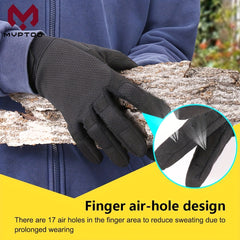 Men's Camo Touch Screen Motorcycle Gloves Flexible Breathable