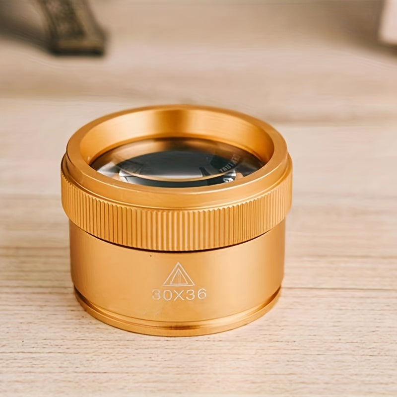 30x36 Optical Glass Lens Jewelry Magnifier Loupe For Jewelry Coin Stamps Wat