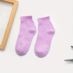 6 Pairs Crew Sports Socks Women's Stockings