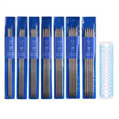 35pcs 7 Packs Double Pointed Knitting Needles Set Stainless Steel
