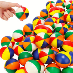 12pcs Sponge Squeeze Balls Stress Relief Fidget Toy Colored TPU Material