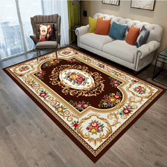 Boho Anti Fatigue Kitchen Rugs Vintage Non Slip Soft Faux Sheepskin Floor Mat
