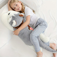 Big Husky Plush Soft Hugging Pillow Large Dog Stuffed Animals Toy Puppy Doll