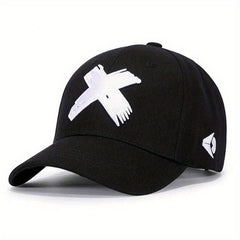 Men's Curved X Baseball Cap Spring Autumn Summer Style Hat