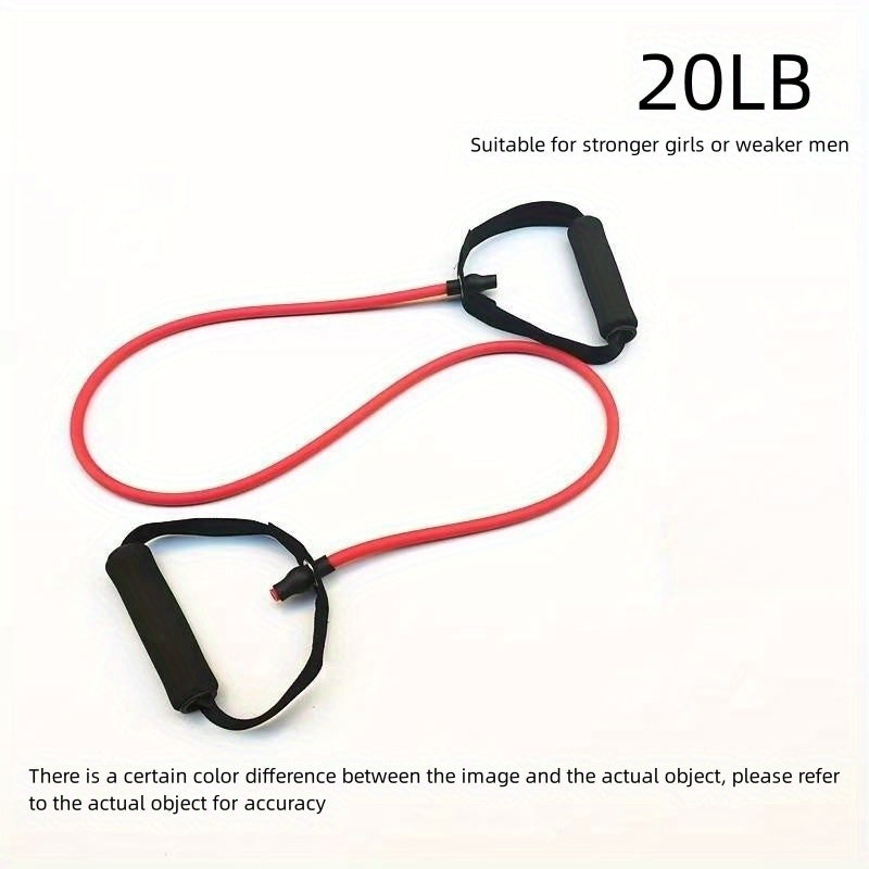 5-Level Yoga Resistance Pull Rope with Handle for Home Pilates Exercise
