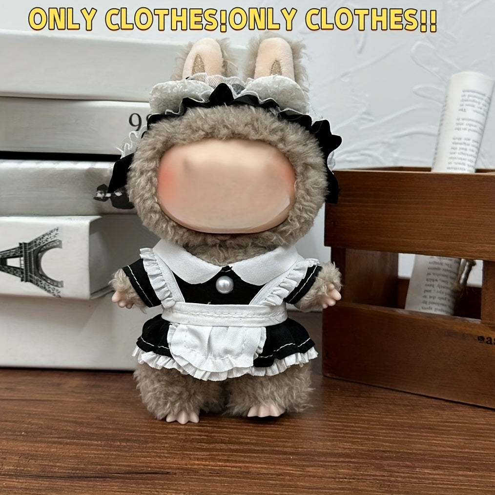 Maid Jumpsuit 2pcs 3pcs for 6 69 inch Doll