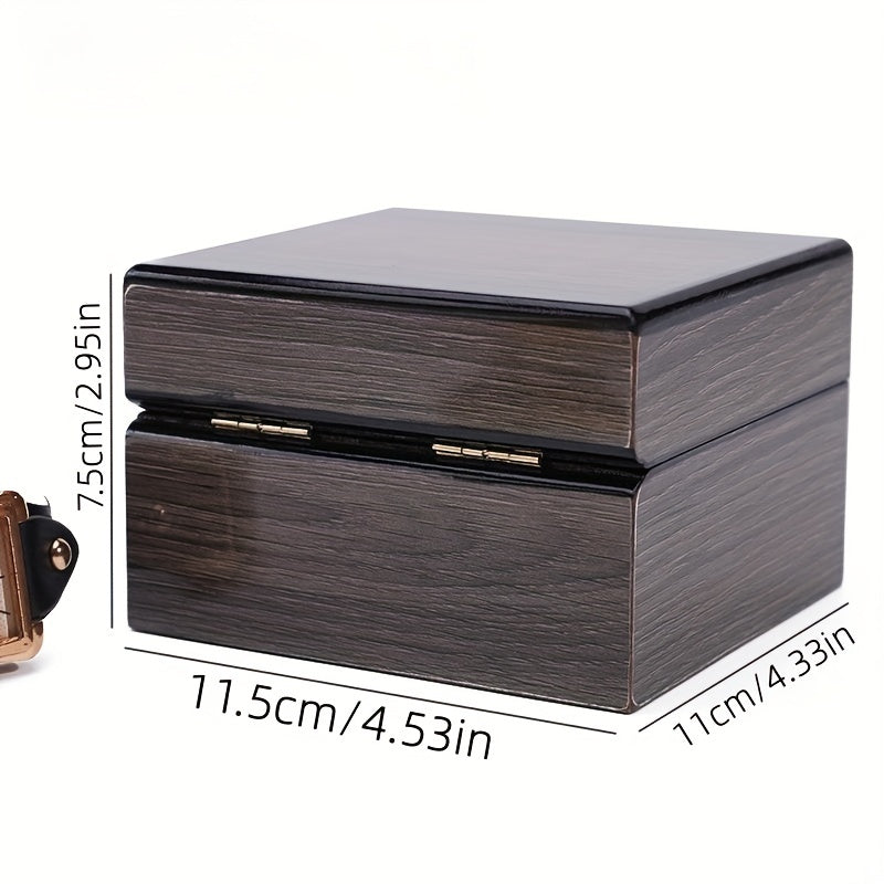 Wooden Watch Storage Box Jewelry Display Case Collection Box
