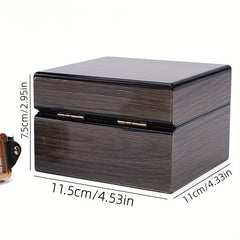 Wooden Watch Storage Box Jewelry Display Case Collection Box
