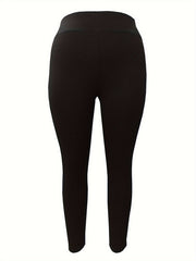 Halloween Sports Leggings Women's Plus Skeleton Hands Print