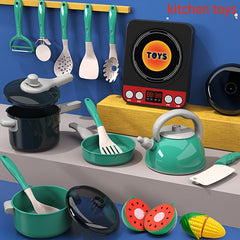 Kids' Play Kitchen Toy Set Interactive Educational Toys for Boys And Girls