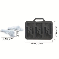 1pc Gun Bullet Ice Cube Maker Tray DIY Bar Accessories 3D Mold Chocolate