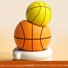 Striped Orange Silent Ball Indoor Training Basketball
