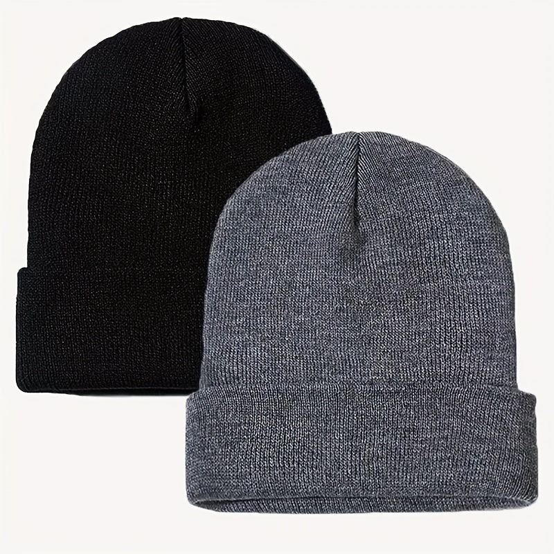 Beanie Hat Unisex Knitted Winter Soft Ski Hat