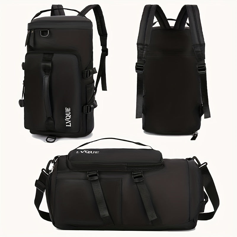 Women's Waterproof Gym Duffle Bag with Shoe Compartment