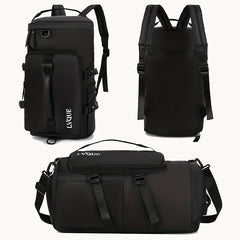 Women's Waterproof Gym Duffle Bag with Shoe Compartment