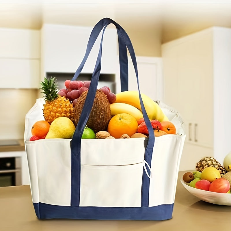 Portable Shopping Bags Oxford Cloth Foldable Reusable Tote Bag