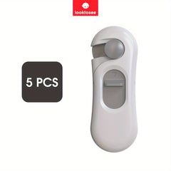 5pcs Child Safety Locks Cabinet Locks Baby Proofing Square Design