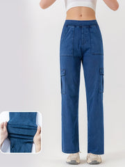 Cargo Pants Loose Fit Wide Legs Casual Jeans