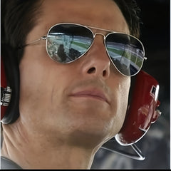 Retro Metal Frame Sunglasses Men's Sports Glasses