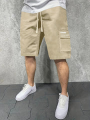 Men's Cargo Shorts with Big Pockets for Summer Wear
