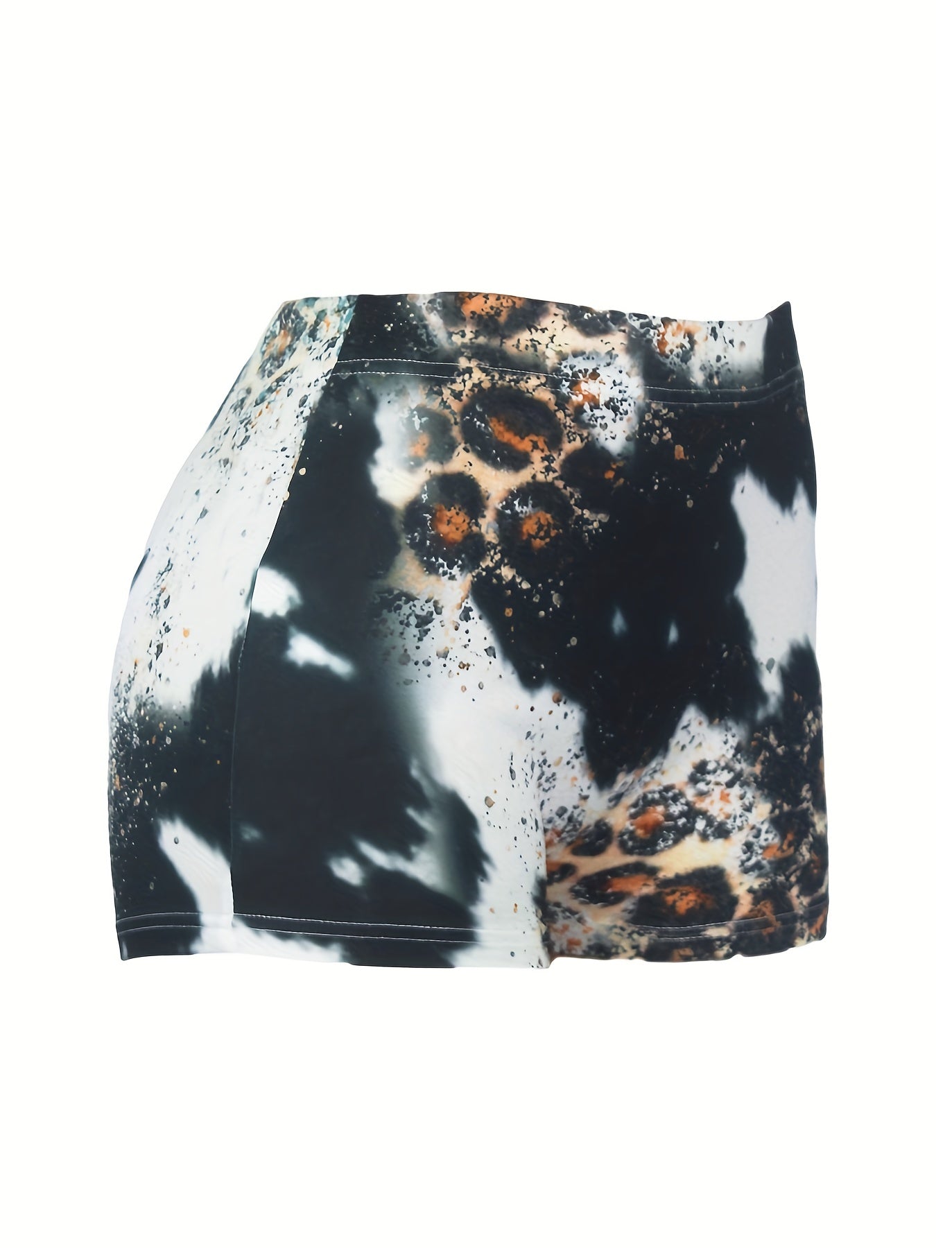 Western Style Shorts Women's Plus Anchor Art Letter Print