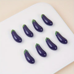 Mini Eggplant Play House Toy Set, 4pcs