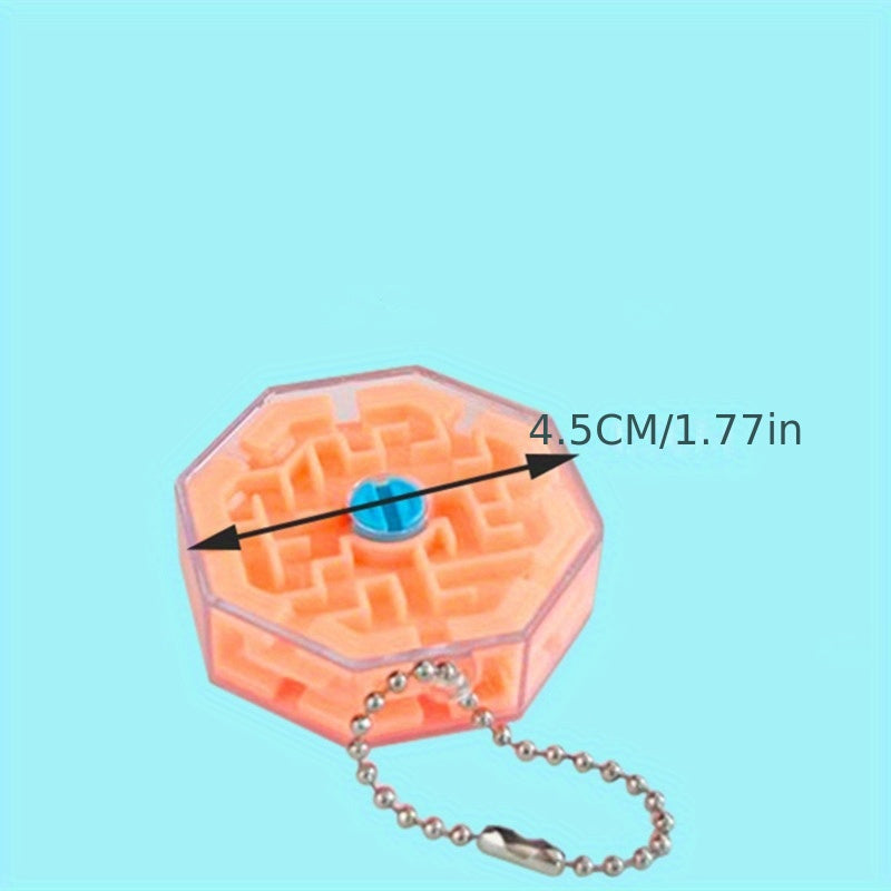 3D Stereo Beads Maze Toy Keychain Gift Men Women