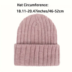 Winter Warm Keeping Beanie Knitted Skiing Hat For Babies