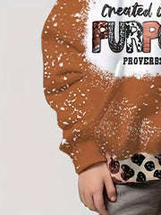 Girls boys Long Sleeve Hoodies Comfy Hooded Sweatshirt Pullover