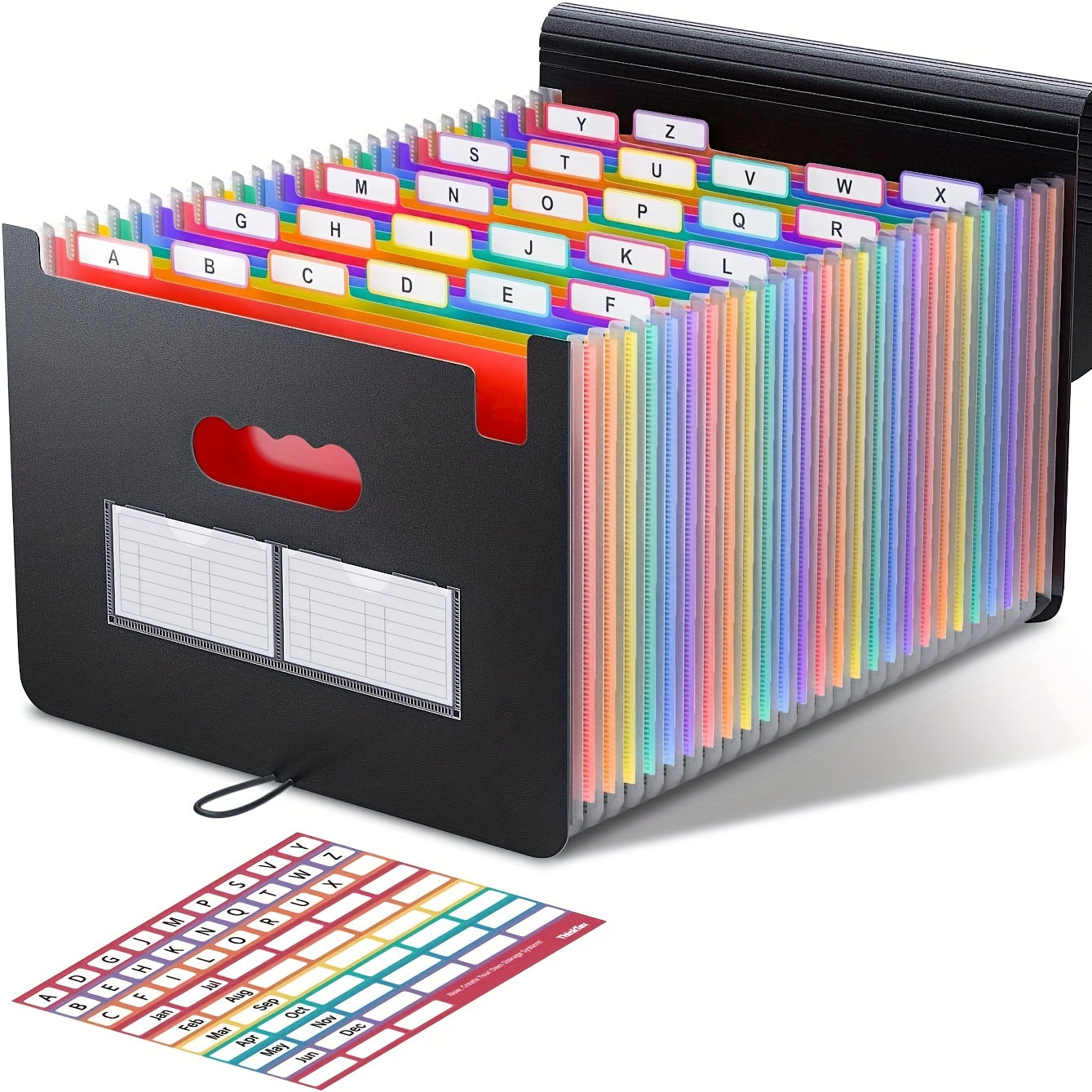 25 Pockets A4 Accordion Folder File Storage Bag Back To School Supplies