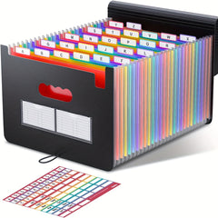 25 Pockets A4 Accordion Folder File Storage Bag Back To School Supplies