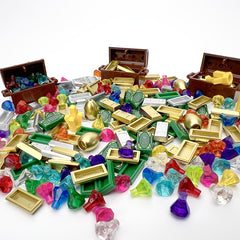 Mixed Color Treasure Accessories for Building Blocks with Simulated Jewelry