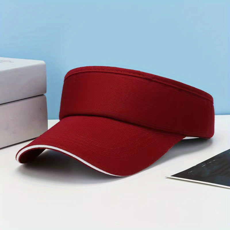 Adjustable Candy Visor Hat Lightweight Sports Cycling Summer Sun Hats