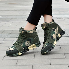 Women's Camo Outdoor Wedge Sports Shoes