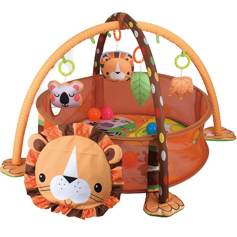 Baby Exercise Fitness Rack Diaper proof Game Mat Early Education Toy Rack