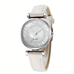 Marble Face Roman Scale Women's Quartz Watch